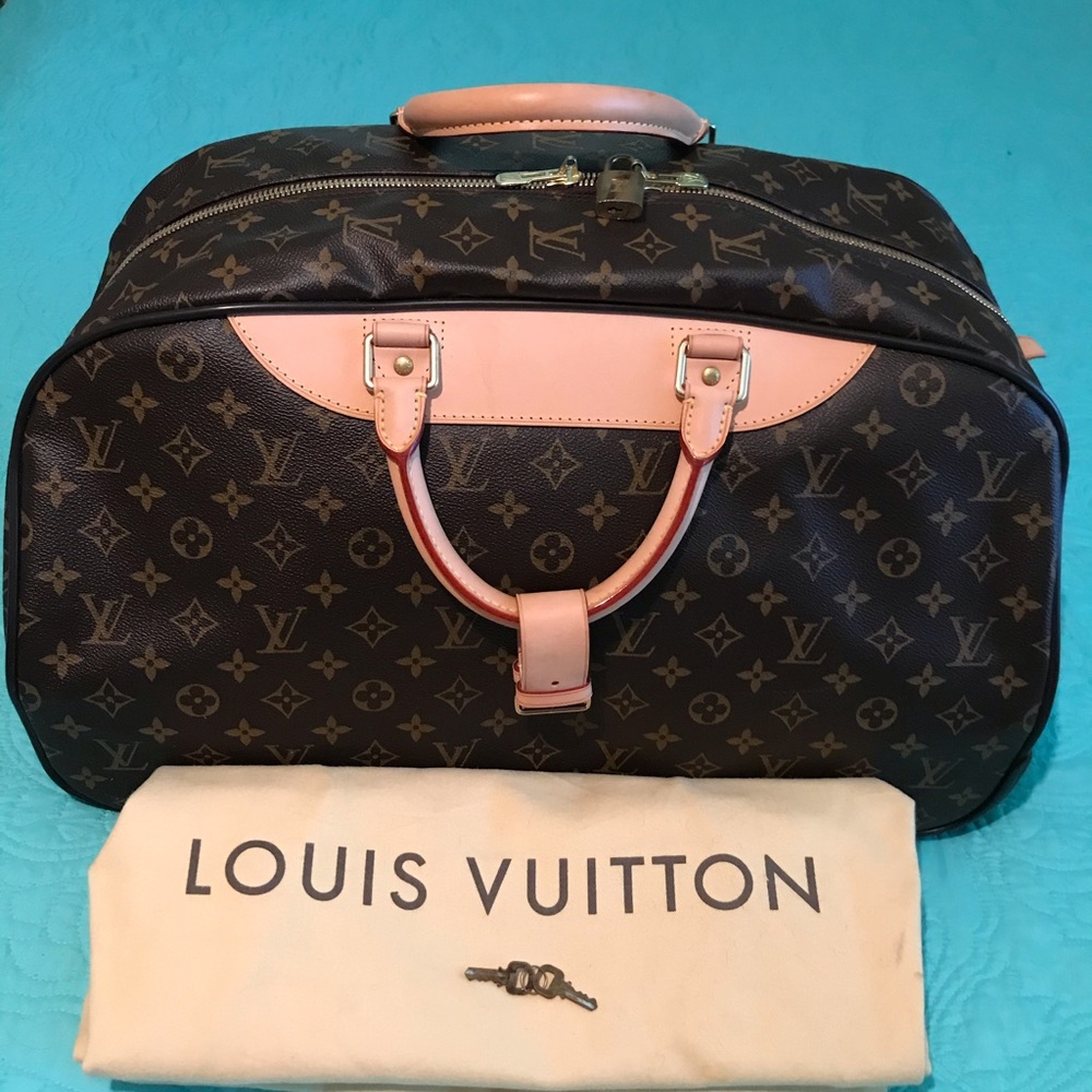 Louis Vuitton Monogram EOLE 50 rolling duffle bag